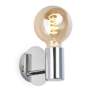 Briloner - Επιτοίχιο φωτιστικό μπάνιου 1xE27/10W/230V IP44 γυαλισμένο χρώμιο
