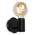 Briloner - Επιτοίχιο φωτιστικό μπάνιου 1xE27/10W/230V IP44 μαύρο