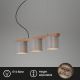 Briloner - Κρεμαστό φωτιστικό οροφής RHON 3xE14/25W/230V καουτσουκόδεντρο