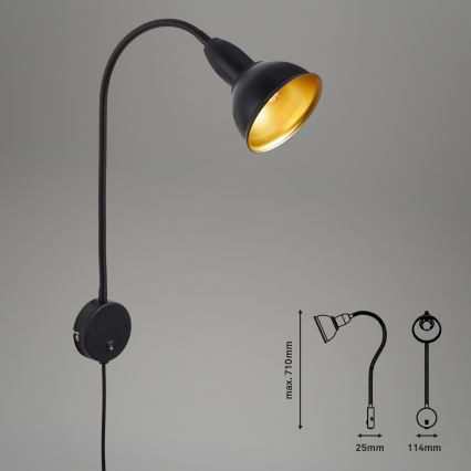 Briloner - Λάμπα τοίχου HYGGE 1xE14/25W/230V