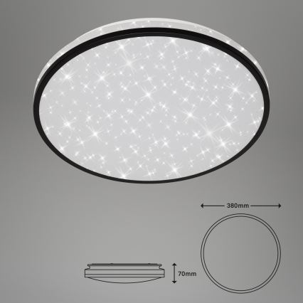 Briloner - Οροφιαίο φωτιστικό LED STARRY SKY LED/24W/230V
