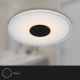 Briloner - ΣΕΤ 3x Κρεμαστό φωτιστικό οροφής μπάνιου LED LED/6W/230V IP44 μαύρο