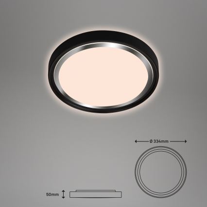 Briloner - Φωτιστικό οροφής LED KAHIKO LED/15W/230V μαύρο