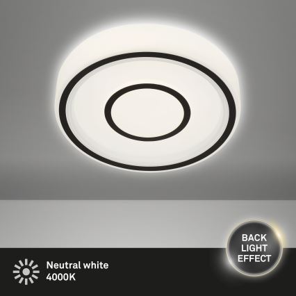 Briloner - Φωτιστικό οροφής LED SIRKEL LED/12W/230V μαύρο