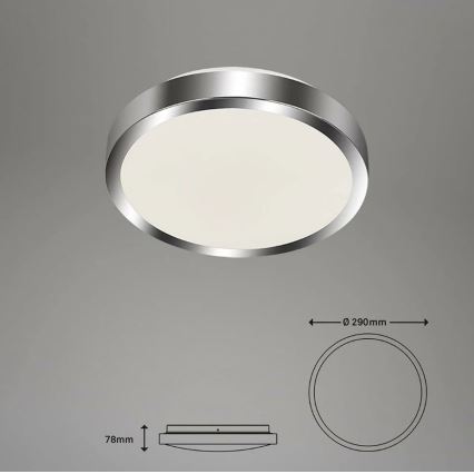 Briloner - Φωτιστικό οροφής μπάνιου LED SPLASH LED/15W/230V IP44