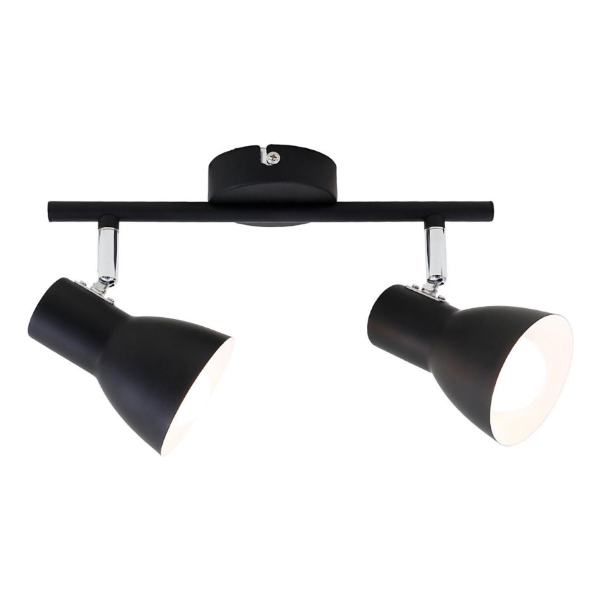 Briloner 10698891 - Φωτιστικό σποτ 2xE14/25W/230V μαύρο