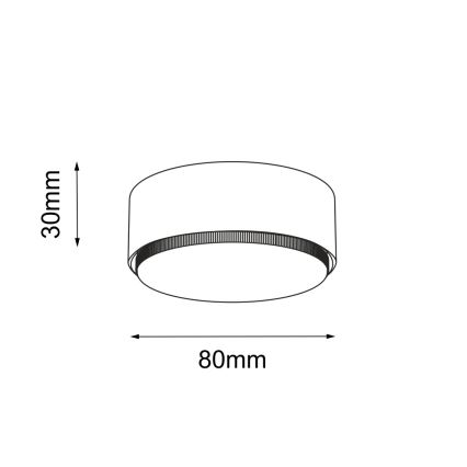 Brosline - Φωτιστικό σποτ 1xGX53/9W/230V λευκό