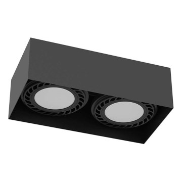 Brosline - Φωτιστικό σποτ 2xGU10/18W/230V μαύρο
