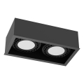 Brosline - Σποτ φωτιστικό 2xGU10/18W/230V μαύρο