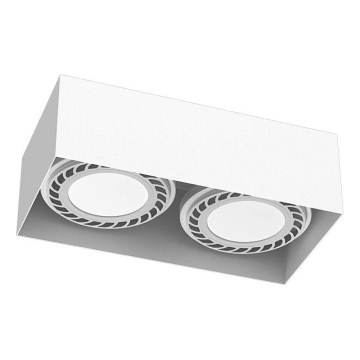 Brosline - Σποτ φωτιστικό 2xGU10/18W/230V λευκό