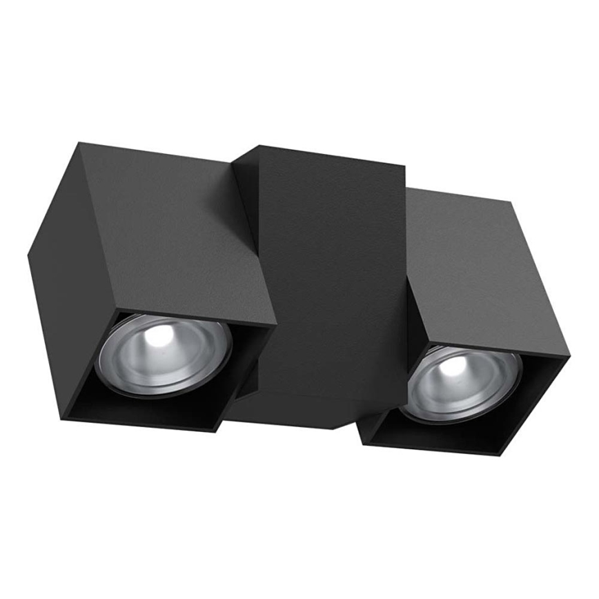 Brosline - Επιτοίχιο φωτιστικό σποτ 1xGU10/10W/230V μαύρο