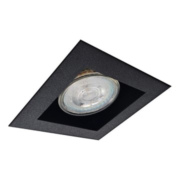 Brosline - Εντοιχισμένο φωτιστικό οροφής 1xGU10/10W/230V μαύρο