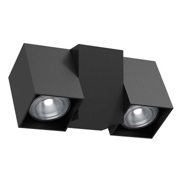 Brosline - Επιτοίχιο φωτιστικό σποτ 1xGU10/10W/230V μαύρο