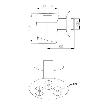 Bruckner - Σιφώνι συμπυκνωμάτων λευκό