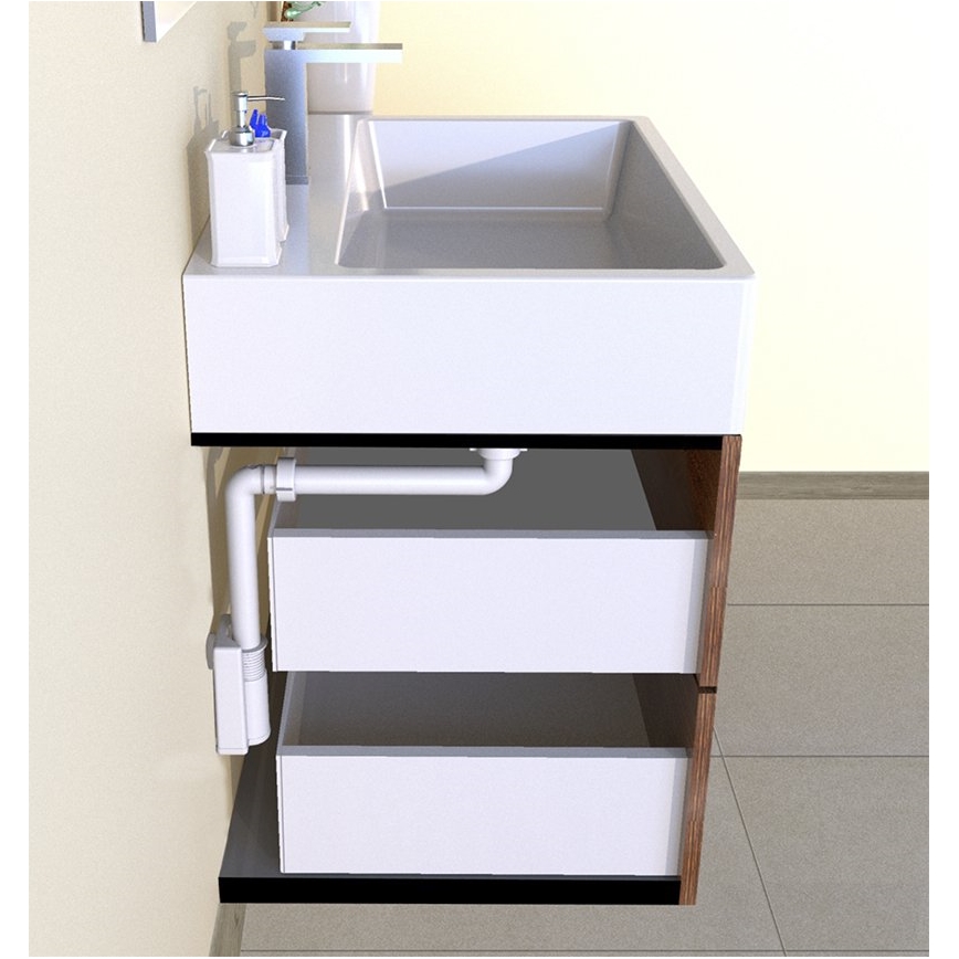 Bruckner - Σιφώνι νιπτήρος MURALES λευκό