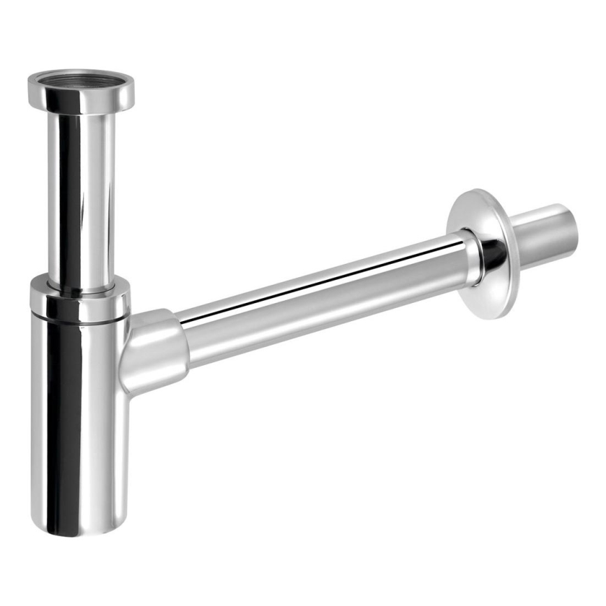 Bruckner - Στρογγυλό σιφώνι νιπτήρα DN32 γυαλιστερό χρώμιο