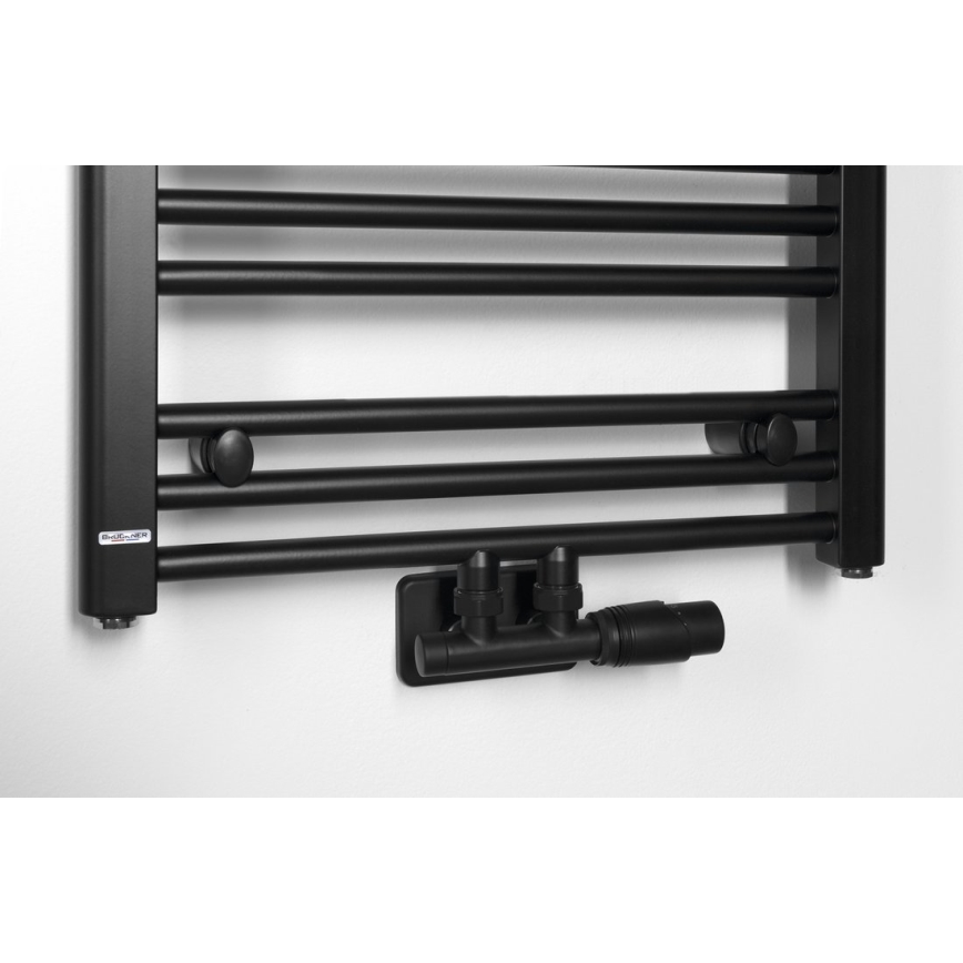 Bruckner - Σετ θερμοστατικοί διακόπτες  για κεντρική σύνδεση WICHER ματ μαύρο