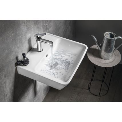 Bruckner - Εντοιχιζόμενο νιπτήρα NEON 45x41,5 εκ. κεραμικό/λευκό