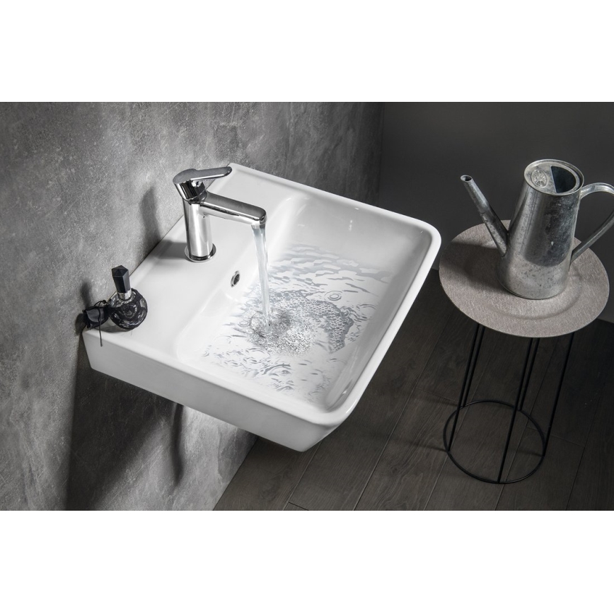 Bruckner - Εντοιχιζόμενο νιπτήρα NEON 45x41,5 εκ. κεραμικό/λευκό