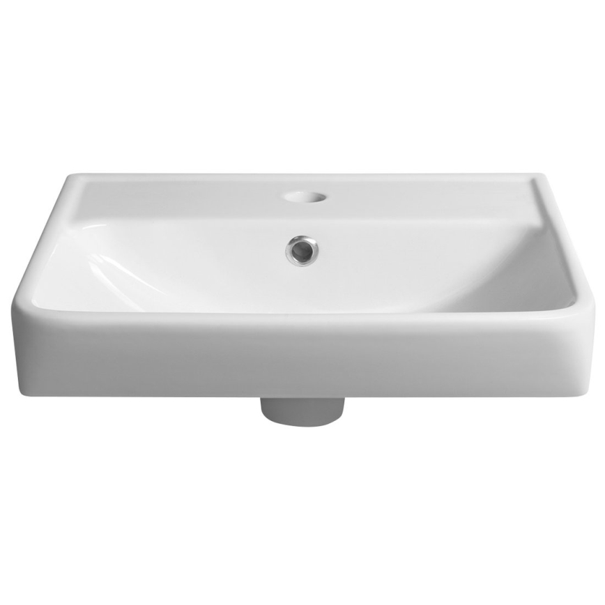 Bruckner - Εντοιχιζόμενο νιπτήρα NEON 50x41,5 εκ. κεραμικό/λευκό