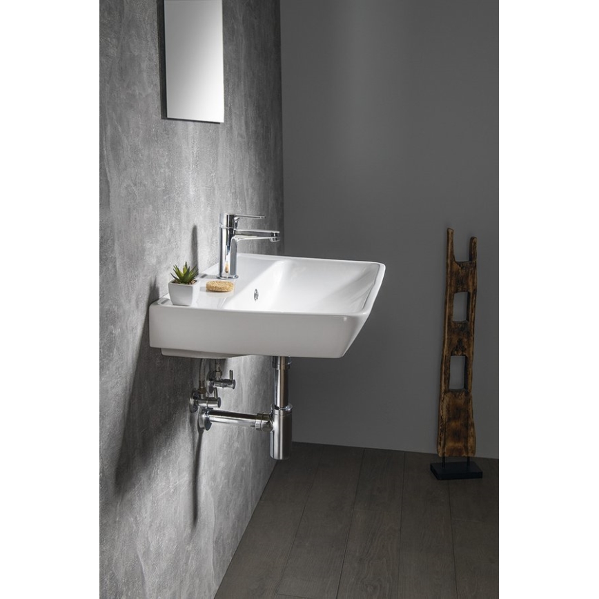 Bruckner - Εντοιχιζόμενο νιπτήρα NEON 60x41,5 εκ. κεραμικό/λευκό