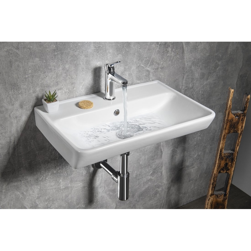 Bruckner - Εντοιχιζόμενο νιπτήρα NEON 60x41,5 εκ. κεραμικό/λευκό