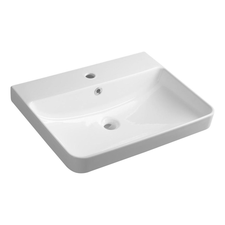 Bruckner - Εντοιχιζόμενο νιπτήρας NERON 60x48 εκ. λευκός