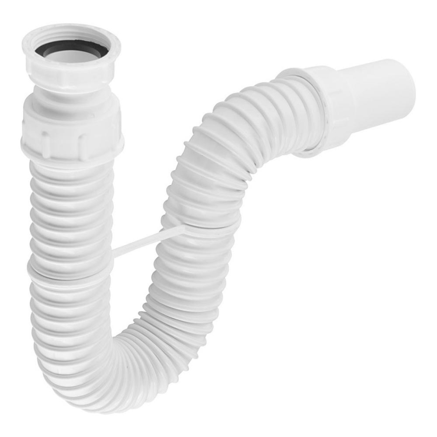 Bruckner - Εύκαμπτο σιφώνι νιπτήρα DN40 λευκό