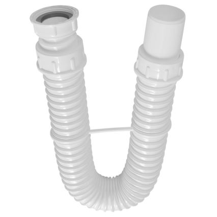 Bruckner - Εύκαμπτο σιφώνι νιπτήρα DN40 λευκό