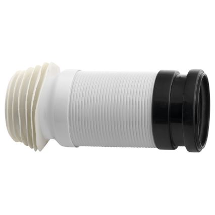 Bruckner - Ευέλικτη σύνδεση για τουαλέτα 45 εκ. λευκό/μαύρο