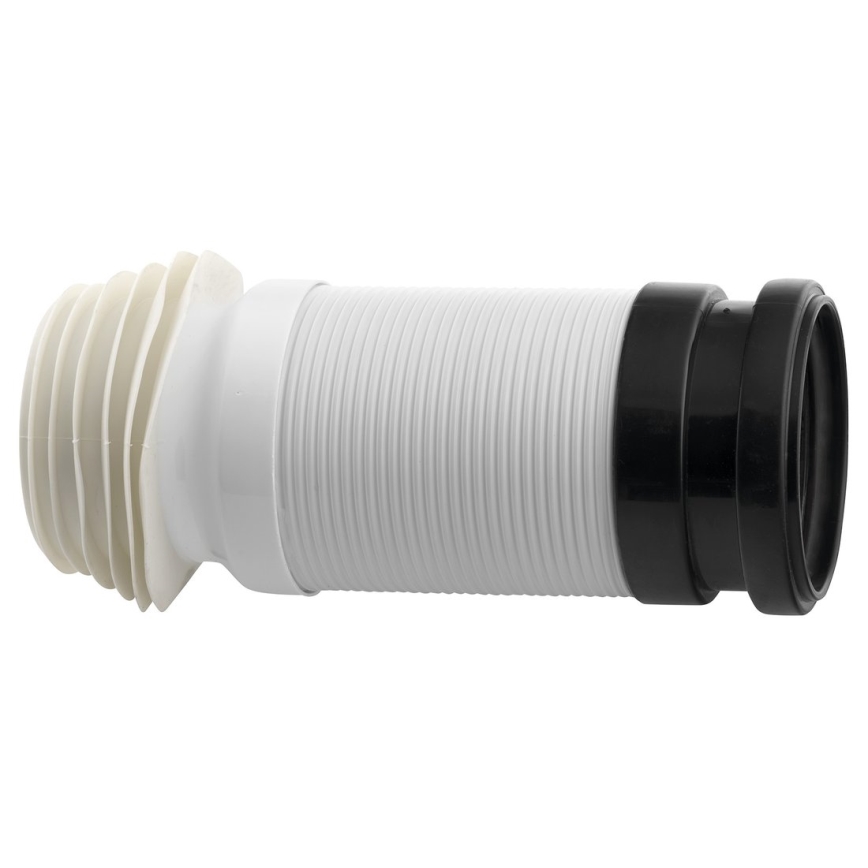 Bruckner - Ευέλικτη σύνδεση για τουαλέτα 45 εκ. λευκό/μαύρο