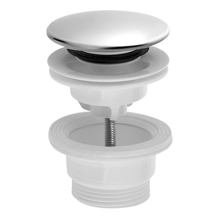 Bruckner - Βαλβίδα νιπτήρος CLICK-CLACK διάμετρος 6,3 cm ανοξείδωτο ατσάλι