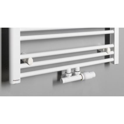 Bruckner - Μπάνιου πετσετοκρεμάστρα ALBRECHT 765W/230V 60x157 cm λευκό
