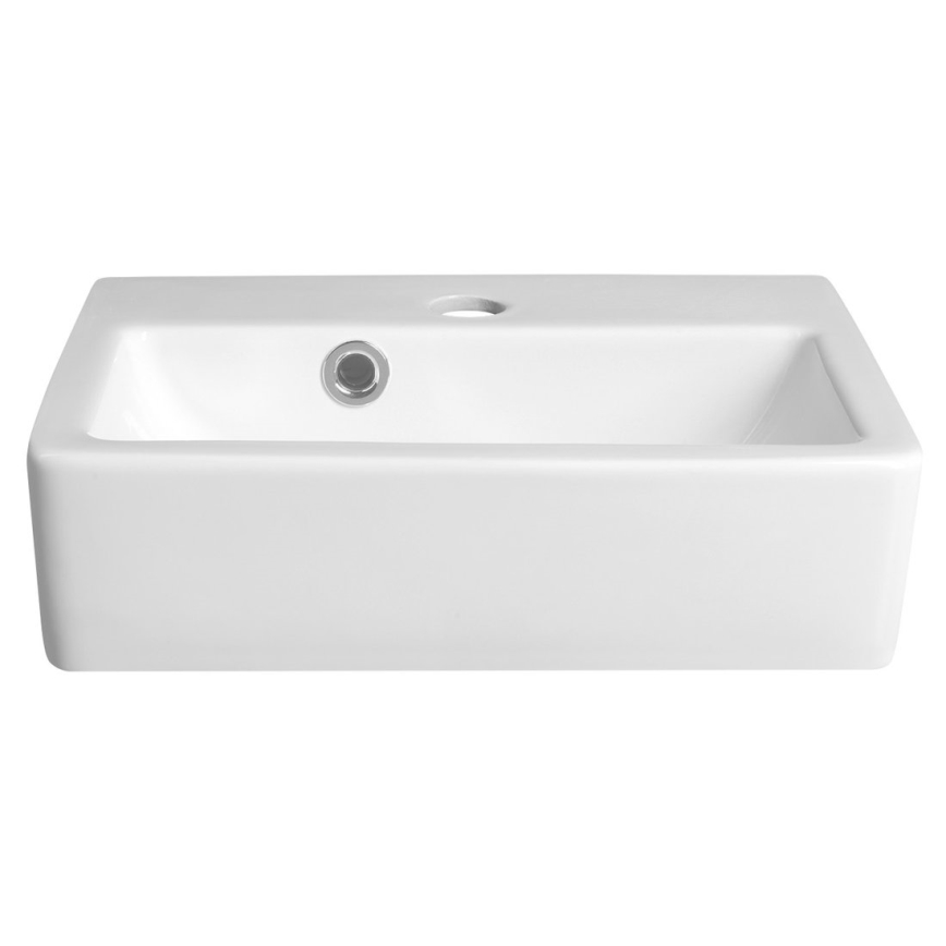 Bruckner - Νιπτήρας NOAM 37,5x28 εκ. κεραμικός/λευκός