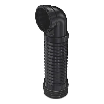 Bruckner - Σύνδεσμος λεκάνης εύκαμπτος 90° 20,5-37 cm μαύρο