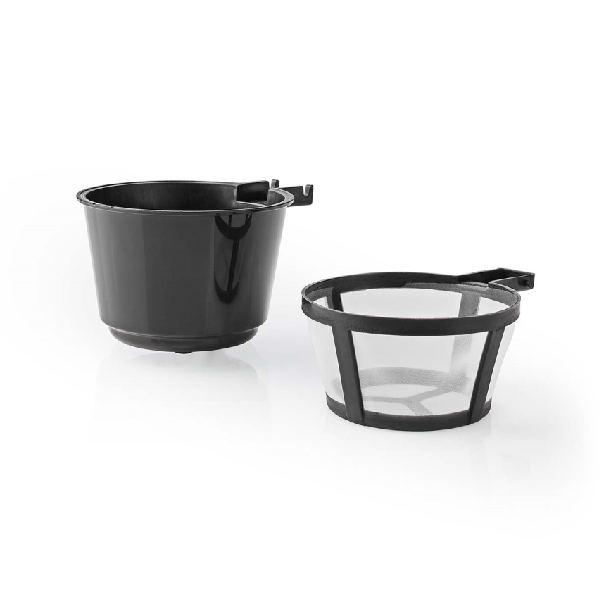 Butler - Καφετιέρα για μία κούπα 0,4 l με χρονοδιακόπτη και ταξιδιωτικό κύπελλο 750W/230V ανοξείδωτη/μαύρη