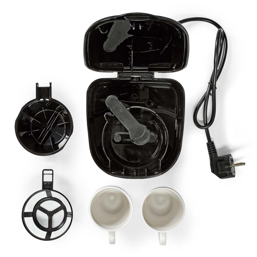 Butler - Καφετιέρα για δύο φλιτζάνια 450W/230V μαύρη