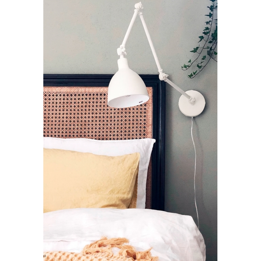ByRydens - Επιτοίχιο φωτιστικό BAZAR 1xE27/5W/230V λευκό
