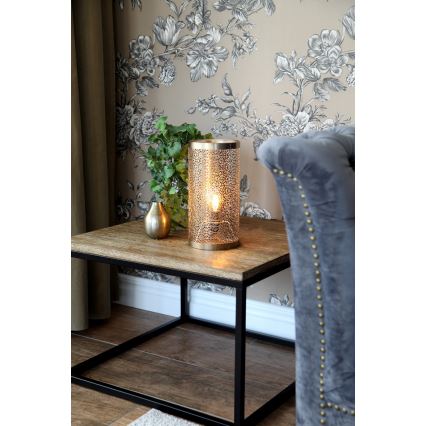 ByRydens - Επιτραπέζιο φωτιστικό HERMINE 1xE14/5W/230V ορείχαλκος