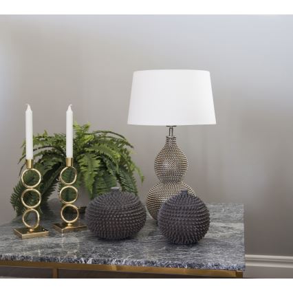 ByRydens - Επιτραπέζιο φωτιστικό LOFTY 1xE27/5W/230V λευκό/ασημί