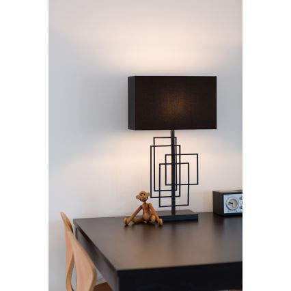 ByRydens - Επιτραπέζιο φωτιστικό PARAGON 1xE27/5W/230V μαύρο