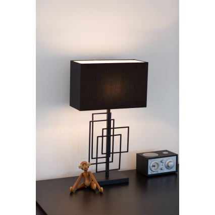 ByRydens - Επιτραπέζιο φωτιστικό PARAGON 1xE27/5W/230V μαύρο