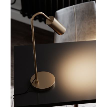 ByRydens - Επιτραπέζιο φωτιστικό CURVE 1xGU10/7W/230V, χρυσό