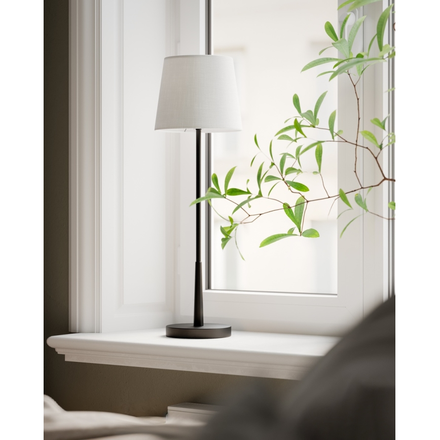 ByRydens - Επιτραπέζιο φωτιστικό LUMI 1xE27/8W/230V λευκό/μαύρο 68,5 εκ.