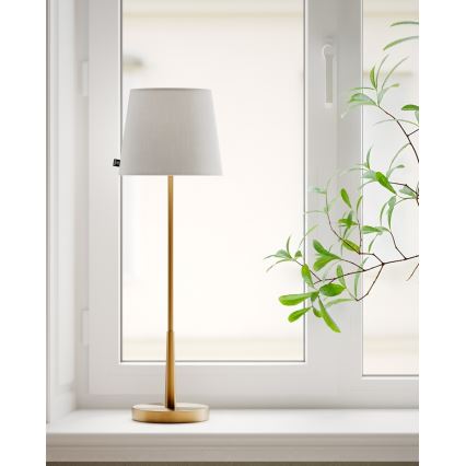 ByRydens - Επιτραπέζιο φωτιστικό LUMI 1xE27/8W/230V λευκό/χρυσό 68,5 cm