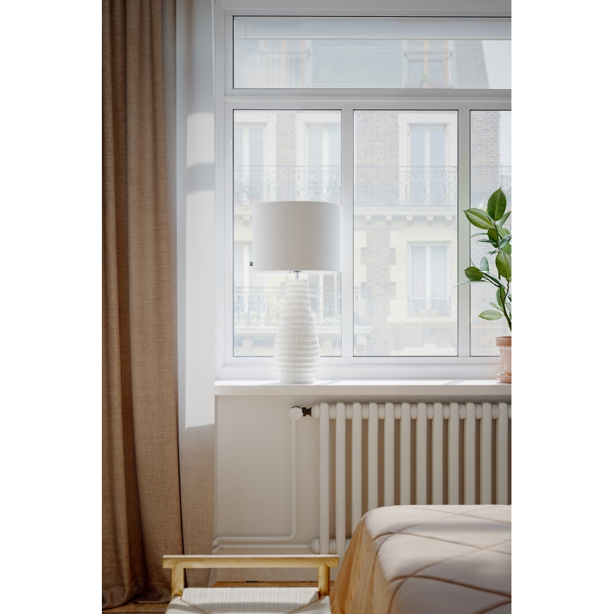 ByRydens - Επιτραπέζιο φωτιστικό BARTHA 1xE27/8W/230V σε κρεμ απόχρωση
