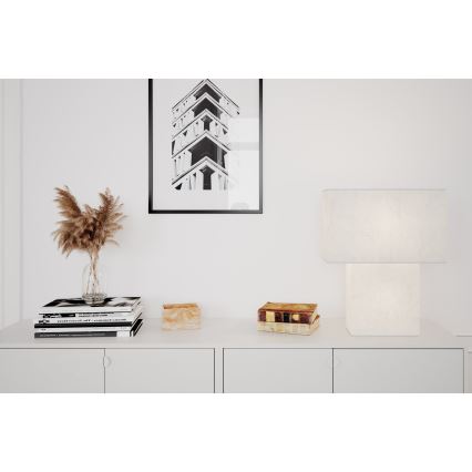 ByRydens - Επιτραπέζιο φωτιστικό iSQUARE 1xE27/8W/230V λευκό