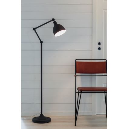 ByRydens - Επιδαπέδιο φωτιστικό BAZAAR 1xE27/5W/230V μαύρο