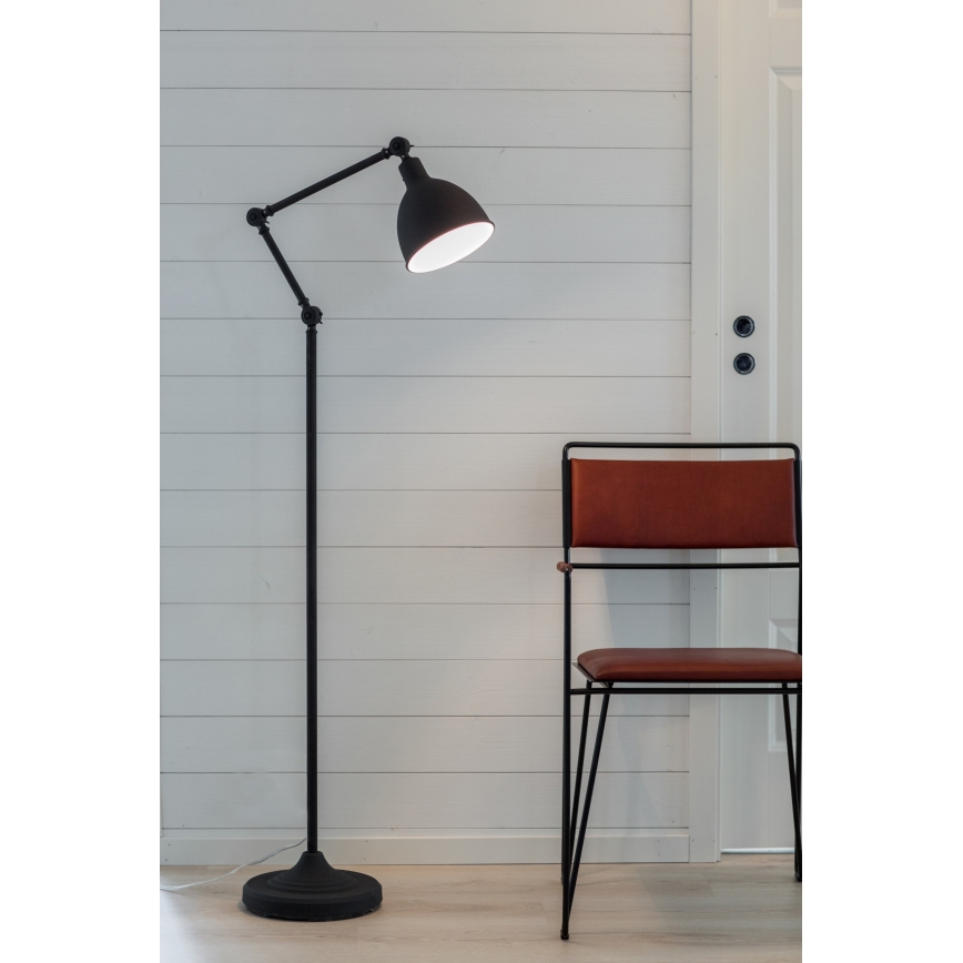 ByRydens - Επιδαπέδιο φωτιστικό BAZAAR 1xE27/5W/230V μαύρο