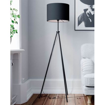 ByRydens - Επιδαπέδιο φωτιστικό RINA 1xE27/5W/230V μαύρο